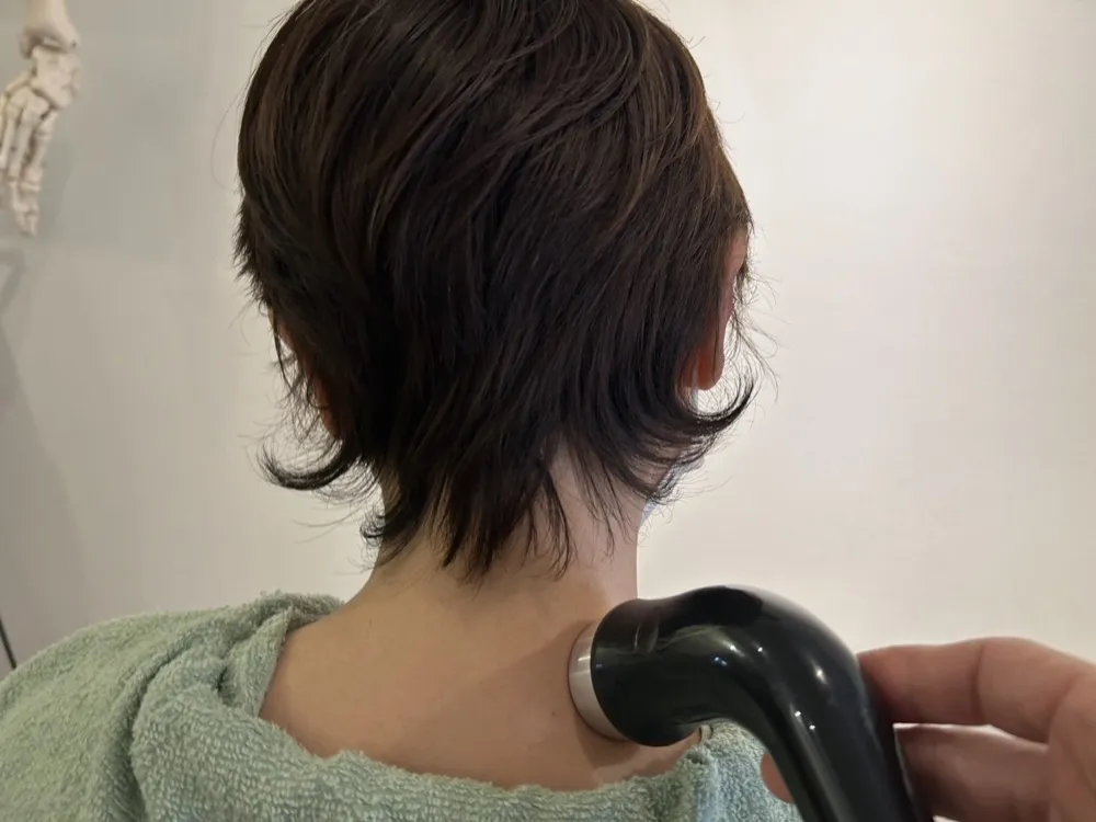 寝違えの超音波コンビネーション治療